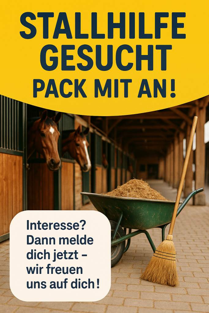 Stallhilfe gesucht – Pack mit an!