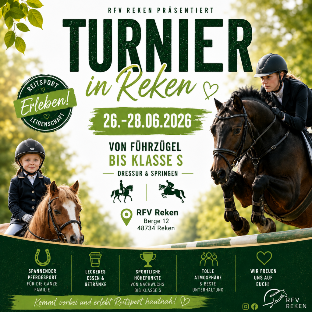 Reit- und Springturnier vom 26.-28.06.2026