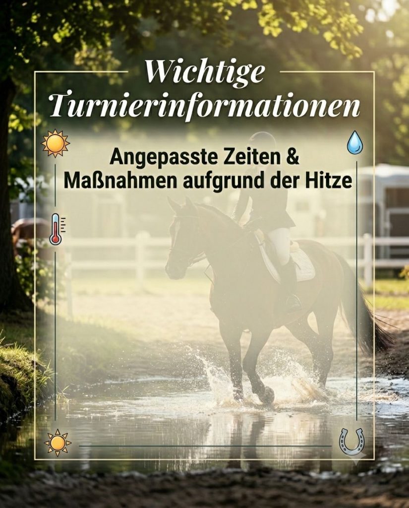 Wichtige Turnierinfo und Zeiteinteilung