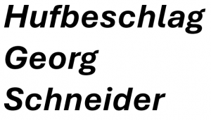 Hufbeschlag Georg Schneider