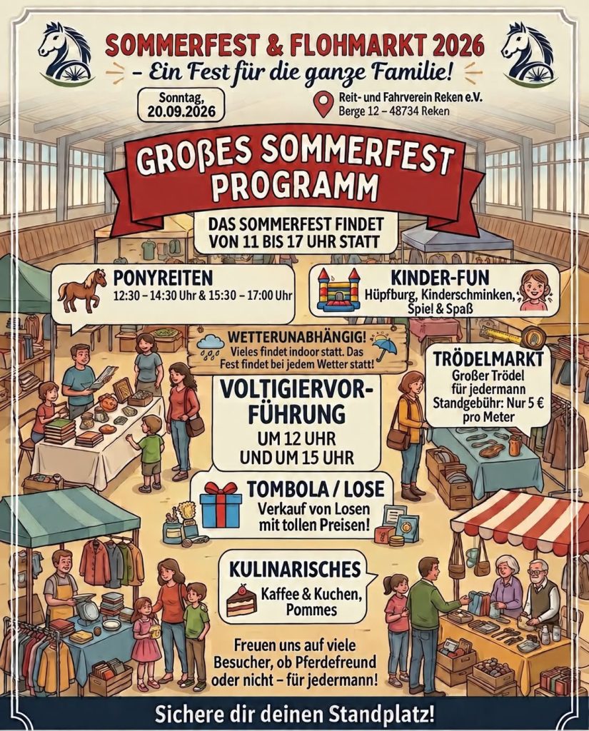 Sommerfest beim Reit- und Fahrverein Reken e.V.